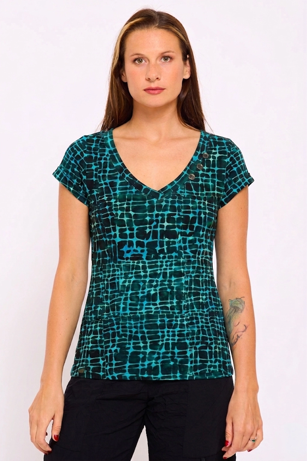 חולצה פטל טורקיז